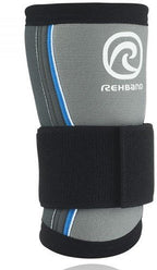 polsbrace Power Line links 5 mm neopreen grijs maat S