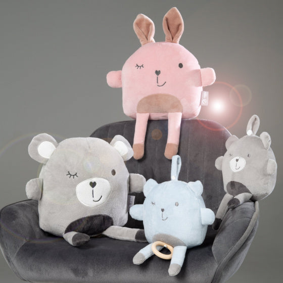 muziekdoos Lil Cuties 20 cm grijs