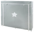 opbergrek Little Stars 108 x 28 x 113 cm polyester grijs