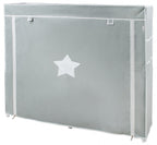 opbergrek Little Stars 108 x 28 x 113 cm polyester grijs