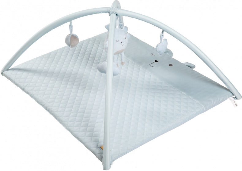 Benny speelkleed met babygym 85 x 75 cm blauw