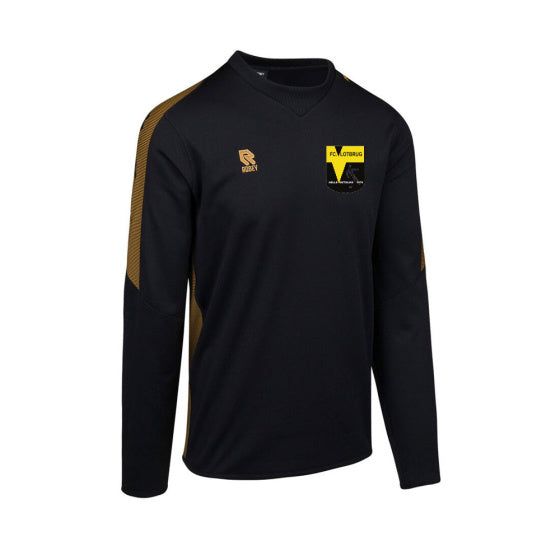 fc Vlotbrug Performance Sweater zwart/geel senior maat L