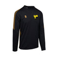 fc Vlotbrug Performance Sweater zwart/geel senior maat S