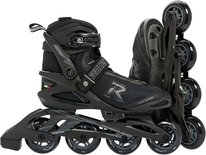 Roces Inline skates Icon 80 softboot 82A zwart mt 37