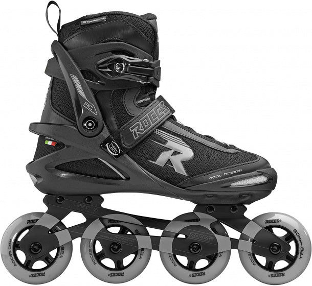inline skates Pic polypropyleen zwart/grijs maat 37