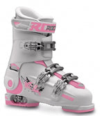 Roces - idea free - skischoenen - kinderen - 22.5-25.5 (36-40) - wit - roze