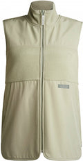 bodywarmer Corrine Pile dames polyester beige mt L