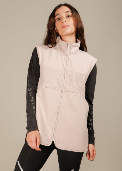 Röhnisch Bodywarmer Corrine Pile dames polyester zachtroze mt M