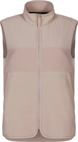 Röhnisch Bodywarmer Corrine Pile dames polyester zachtroze mt S