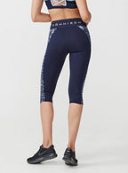Dot Cire Cut sportlegging dames blauw maat XS