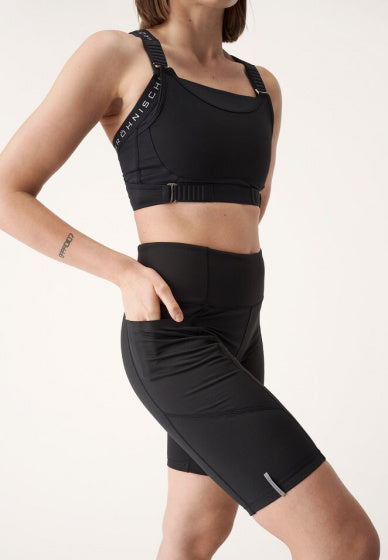 Röhnisch Fietsbroek thermo dames polyester/elastaan zwart maat XS