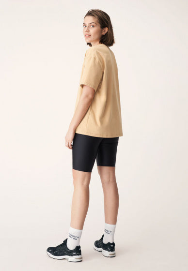 fitness-shirt Soft Tee Leslie dames katoen beige mt XL