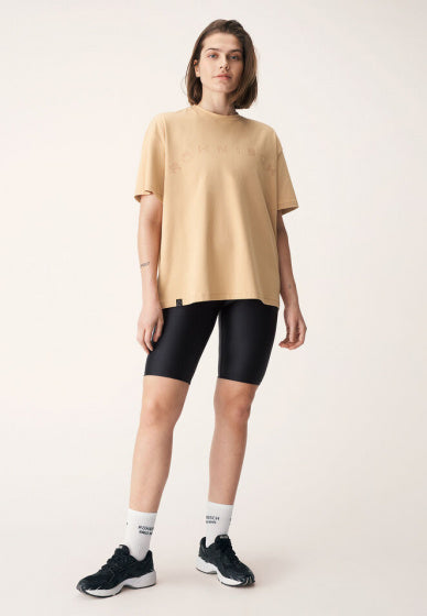 fitness-shirt Soft Tee Leslie dames katoen beige mt XXL