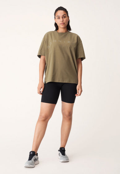 Röhnisch Fitness-shirt Soft Tee Leslie dames katoen groen mt XS