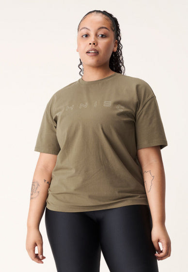 Röhnisch Fitness-shirt Soft Tee Leslie dames katoen groen mt XS