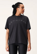 fitness-shirt Soft Tee Leslie dames katoen zwart mt S