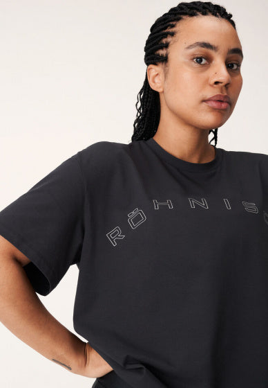 fitness-shirt Soft Tee Leslie dames katoen zwart mt S