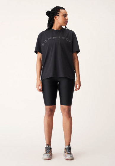 fitness-shirt Soft Tee Leslie dames katoen zwart mt S