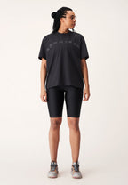 fitness-shirt Soft Tee Leslie dames katoen zwart mt S
