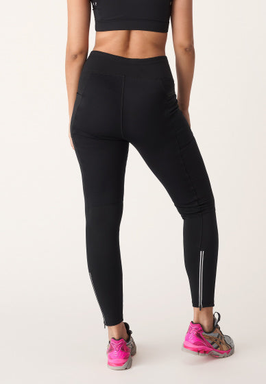 hardlooplegging dames polyester/elastaan zwart maat L