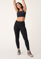 hardlooplegging dames polyester/elastaan zwart maat XS