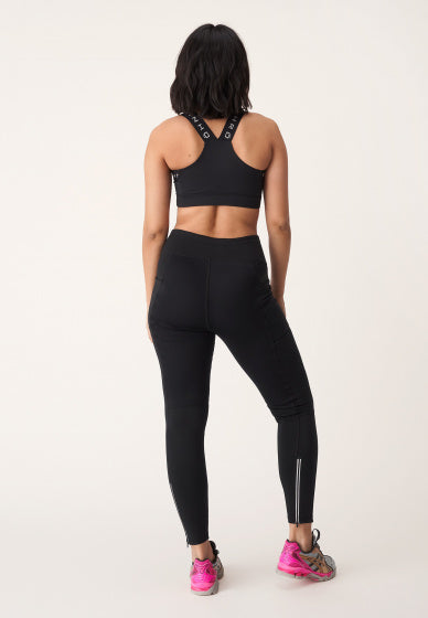 hardlooplegging dames polyester/elastaan zwart maat L