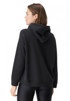 Röhnisch Hoodie Essential dames biologisch katoen zwart mt 3XL