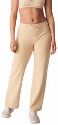 joggingbroek Vinyasa dames modal/katoen beige maat M