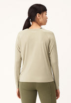 longsleeve Active dames polyester lichtgroen maat XXL