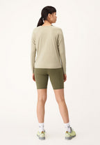 longsleeve Active dames polyester lichtgroen maat XL