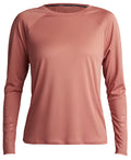 longsleeve Active dames polyester oudroze maat XXL