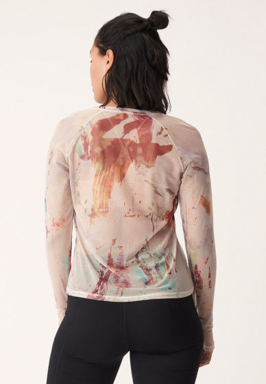 Röhnisch Sportshirt Asana dames polyester roze maat L