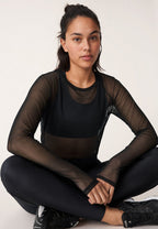 Röhnisch Sportshirt Asana dames polyester zwart maat M