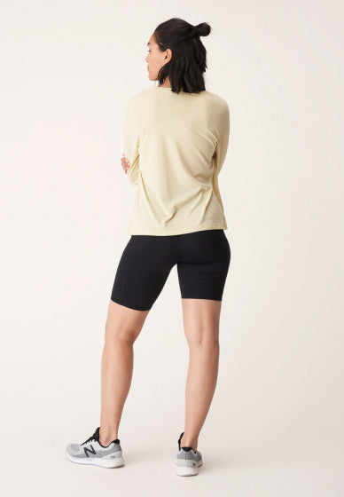 longsleeve Ivy Loose dames polyester geel maat 3XL