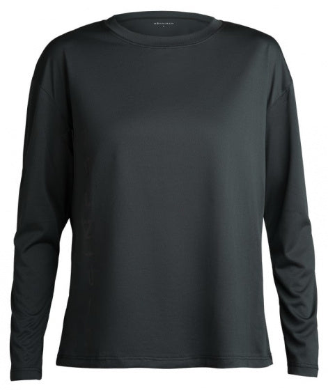 longsleeve Ivy Loose dames polyester zwart maat XS