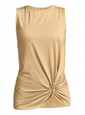 singlet Jolie Knot dames polyester beige maat XS