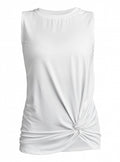 singlet Jolie Knot dames polyester wit maat 3XL