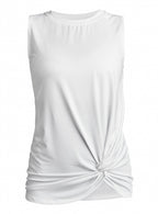 singlet Jolie Knot dames polyester wit maat XXL