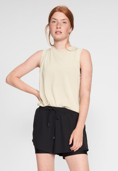 Röhnisch Singlet Kay dames polyester crème maat 4XL