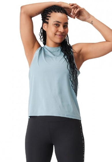 singlet Kay dames polyester lichtblauw maat XXL