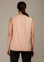 singlet Kay dames polyester zalmroze maat 3XL