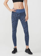 Smooth Sportlegging dames blauw maat XS