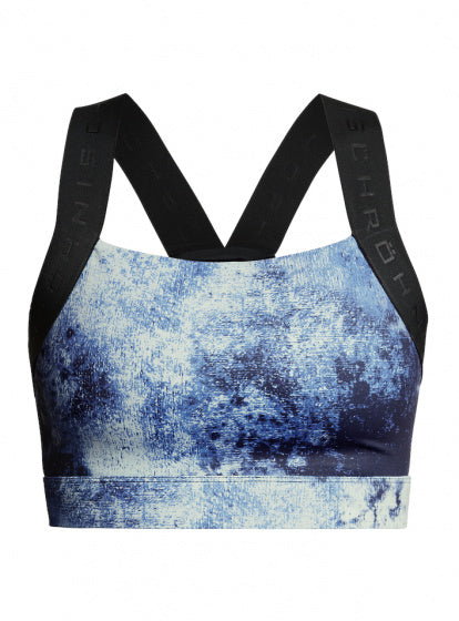 sport-beha Kay Printed polyester dames blauw mt S