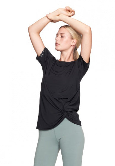 Röhnisch Sportshirt dames polyester/elastaan zwart maat XS
