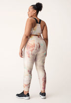 sportbeha Kay dames polyester wit/roze maat XS
