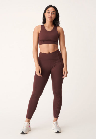 Röhnisch Sportbeha Laser Speed dames polyester bruin maat S