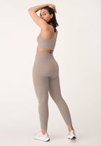 sportbeha Seamless Rib dames polyamide beige mt XS/S