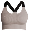 sportbeha Seamless Rib dames polyamide beige mt XS/S