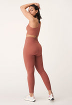sportbeha Seamless Rib dames polyamide rood mt XS/S