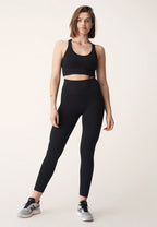 sportbeha Seamless Rib dames polyamide zwart mt XS/S